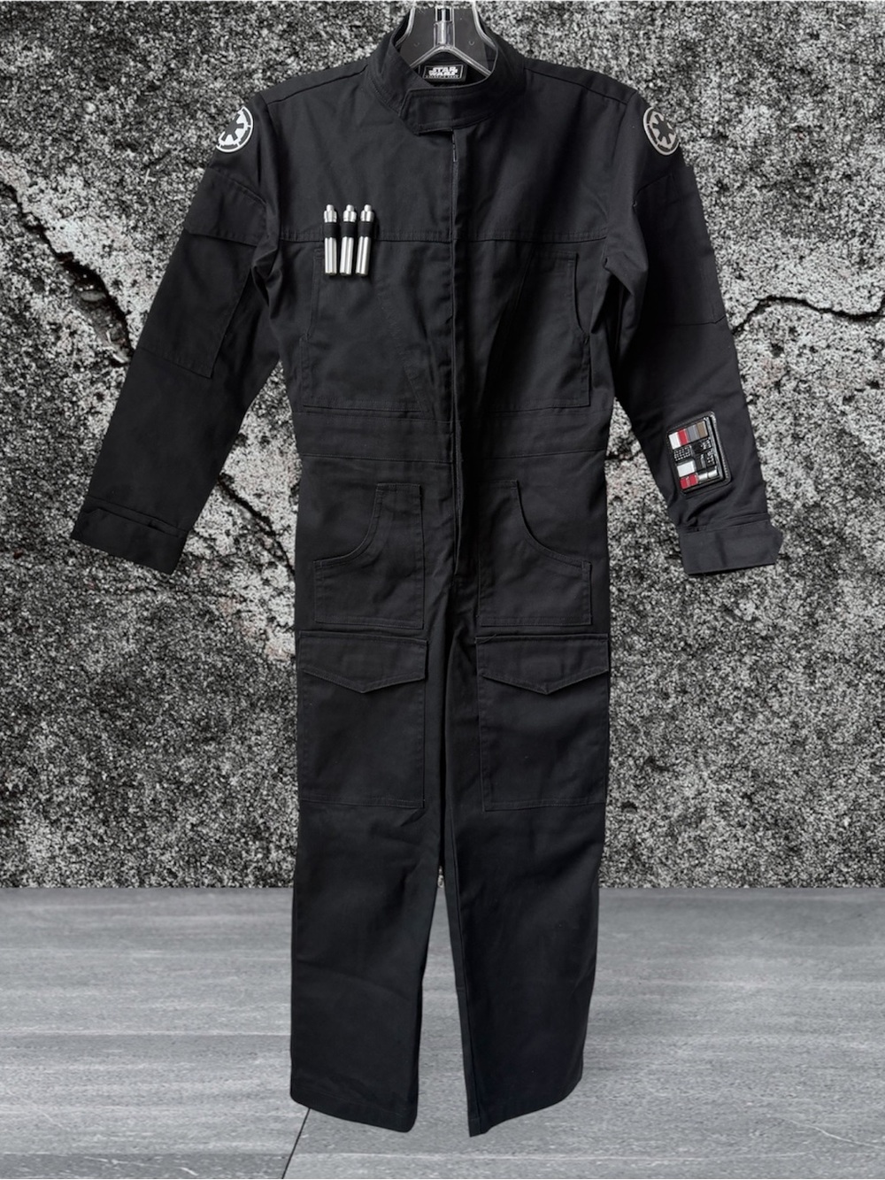 Disney Star Wars Galaxy’s Edge Costume Jumpsuit in Black, Youth Size Medium